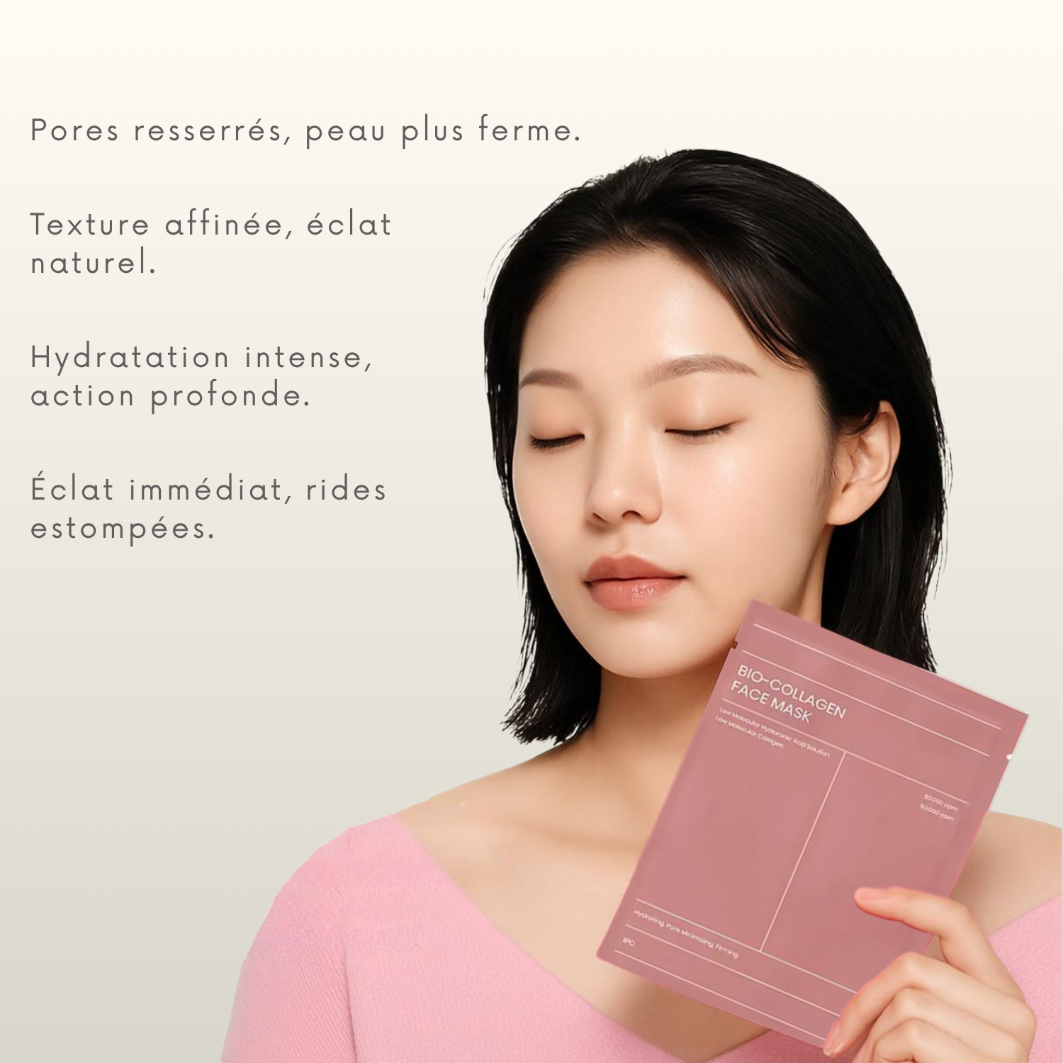 Nüroma – masque hydratation intense collagène bio